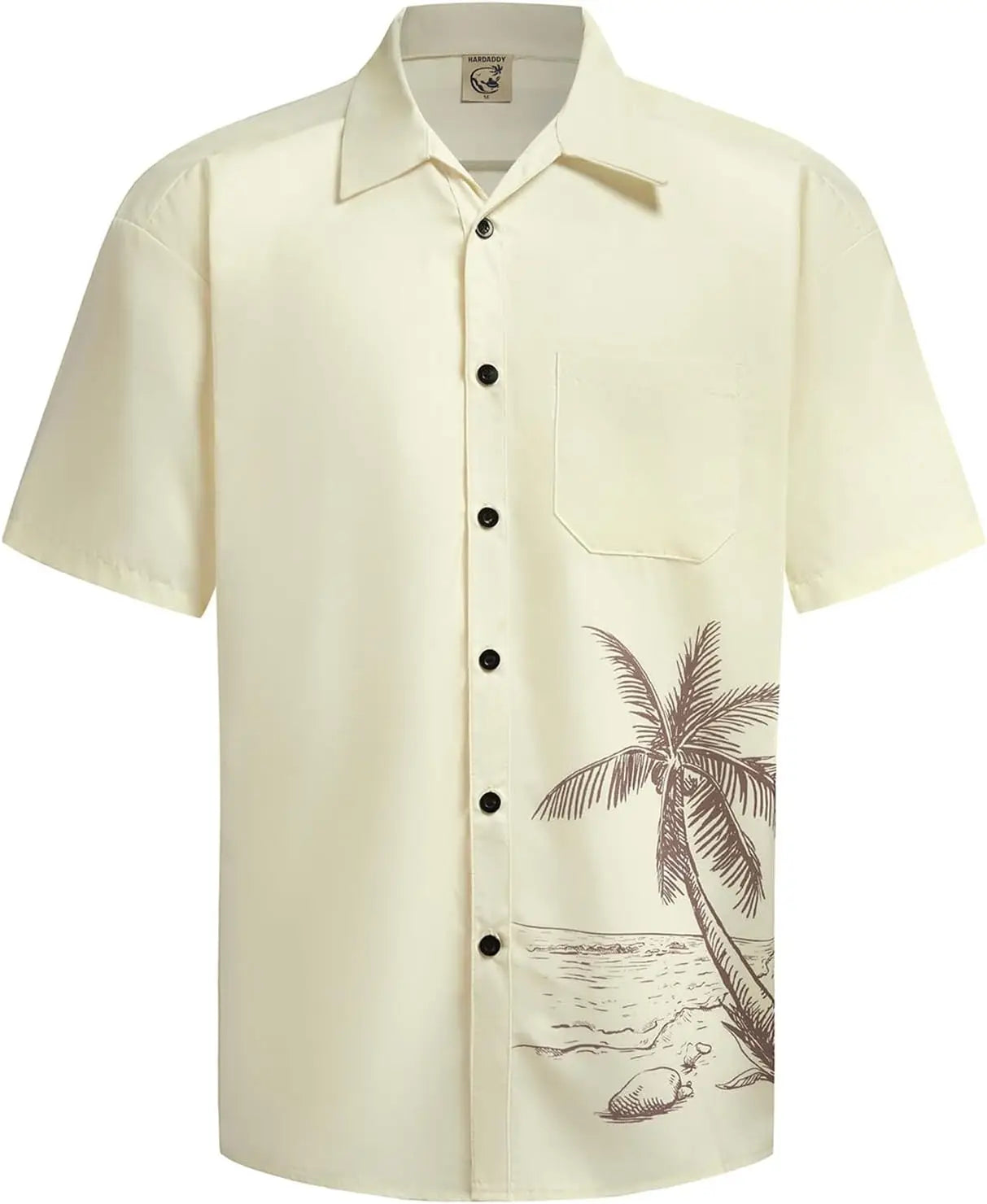 Men's Coconut Tree 3D Print Shirt for Summer - Quick-Drying, Loose Fit, Suitable for Everyday Wear, Perfect for Beach Vacations