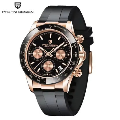 40mm New V2 PAGANI DESIGN Classic fashion Men Quartz Watches Sapphire Retro Chronograph Stainless Steel Waterproof Watch for Men