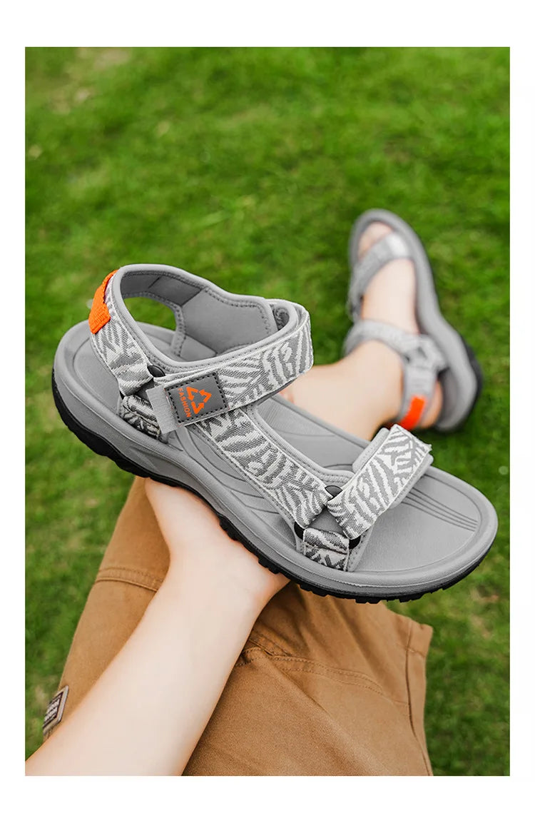2026 New  Men's Hiking Sport Sandals Lightweight Leisure Beach Shoes Summer Open-Toe Breathable Travel Walking Sandials