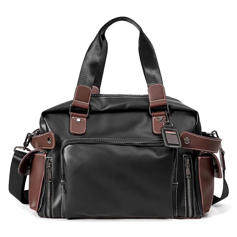 High Quality Handbag Men Business Briefcase Vinatge Fashion Top-Handle Bags For Men Large capacity Travel Laptop Bags Satchels