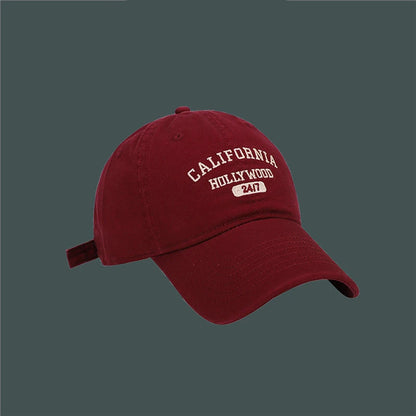 Retro Letter Embroidery Baseball Caps For Women Men Summer Sport Visors Snapback Cotton Cap Unisex Hip Hop Hat Streetwear Hats