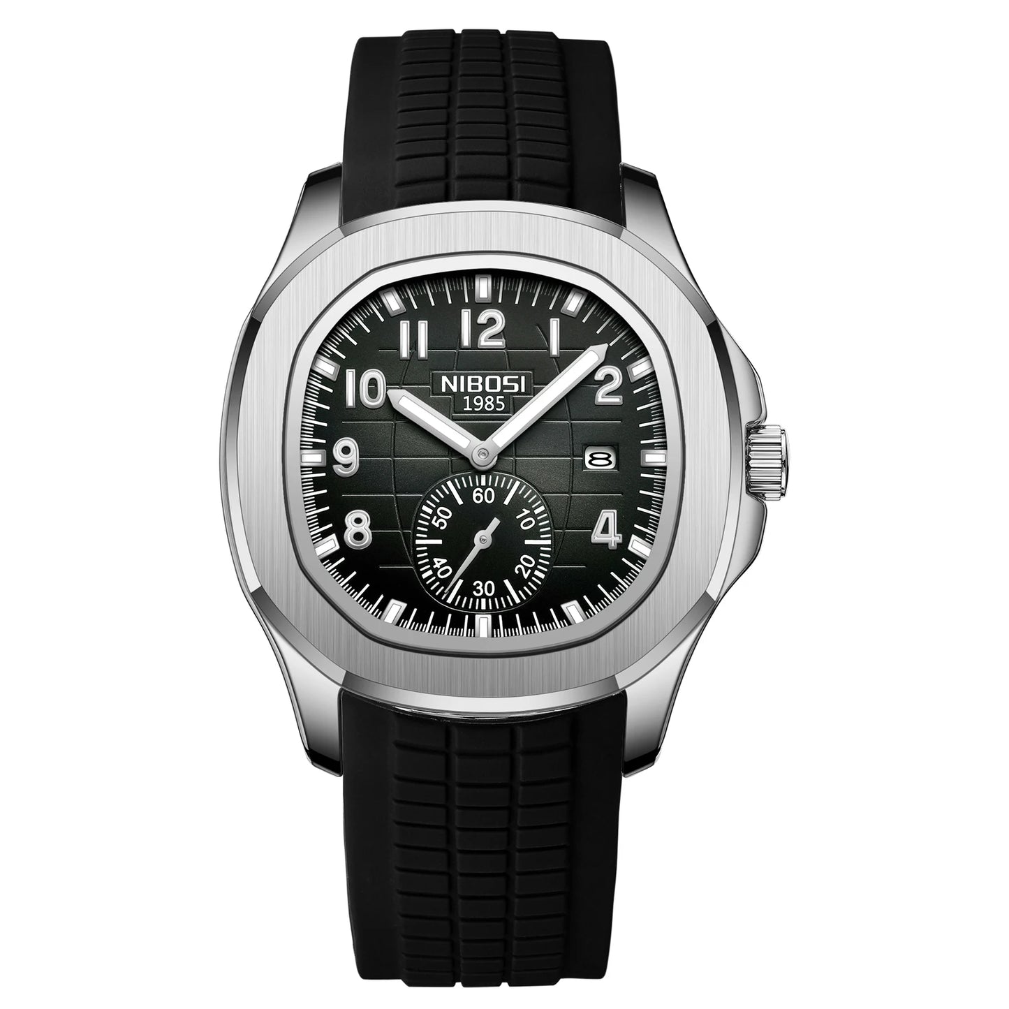 NIBOSI New Mens Watches Top Brand Luxury AQUANAUT Quartz Watches for Men Waterproof Luminous Auto Date Male Watch Reloj Hombre