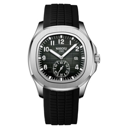 NIBOSI New Mens Watches Top Brand Luxury AQUANAUT Quartz Watches for Men Waterproof Luminous Auto Date Male Watch Reloj Hombre