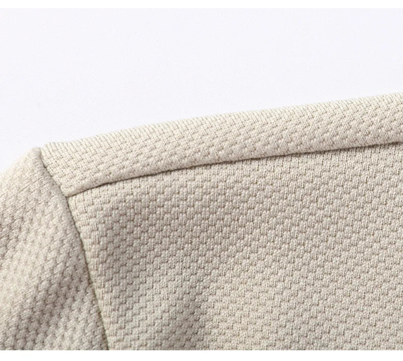 Spring Autumn Knit Cardigan Men Fashion Solid Color Stand Collar Slim Fit Comfortable Casual Men's Korean Knitted Sweater Jacket