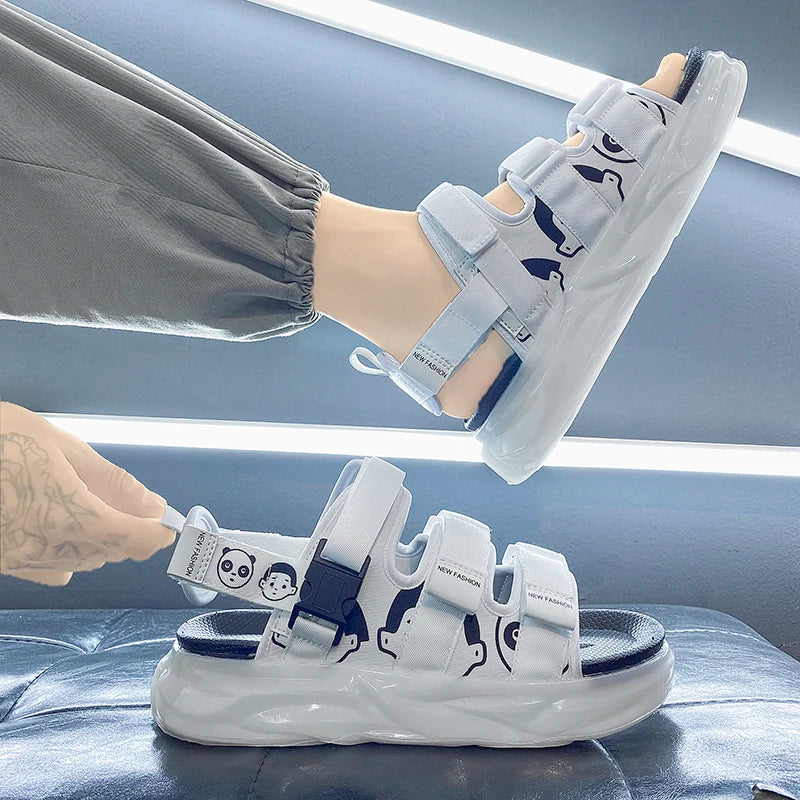 High Quality Men's Sandals Designer Platform Sandals for Men Fashion Outdoor Casual Sports Sandals 2026 Summer Beach Sandalias
