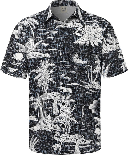 Men's Coconut Tree 3D Print Shirt for Summer - Quick-Drying, Loose Fit, Suitable for Everyday Wear, Perfect for Beach Vacations