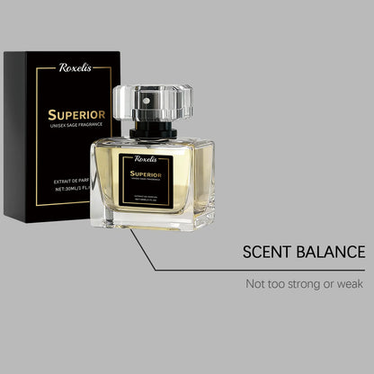 Roxelis 30ml Sage Fragrance Long Lasting Natural Scent Mild Elegant Aroma For Daily Commute & Dating