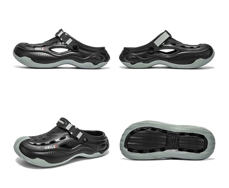 Summer New Design Men's Beach Clogs Outdoor Sandals Comfortable Slippers EVA Slides Men Casual Garden Shoes Male Beach Sandals