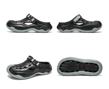Summer New Design Men's Beach Clogs Outdoor Sandals Comfortable Slippers EVA Slides Men Casual Garden Shoes Male Beach Sandals
