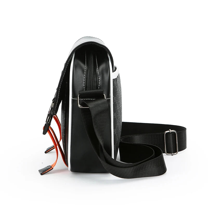 Fashion Casual Men Satchels Bag High Quality Soft PU Leather Men's Flap Handbag Casual Male Shoulder Bag Clutches Bag
