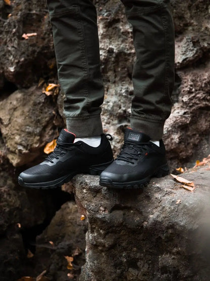 Baasploa Men Hiking Shoes New Outdoor Climbing Waterproof Non-slip Wear-resistant Sneakers Male Casual Lace-Up Walking Shoes ﻿