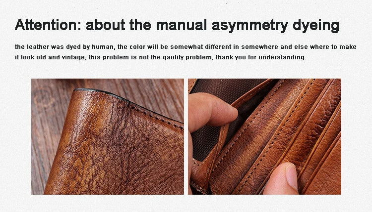 Fashion Vintage Genuine leather Wallet Men short Bifold Money Clips Leather male wallet Purse Coin Bag money Holder WC-007