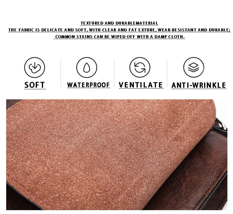 Soft leather shoulder bag, men's business casual bag, crossbody bag, men's bag, crossbody bag, small leather bag, hanging bag