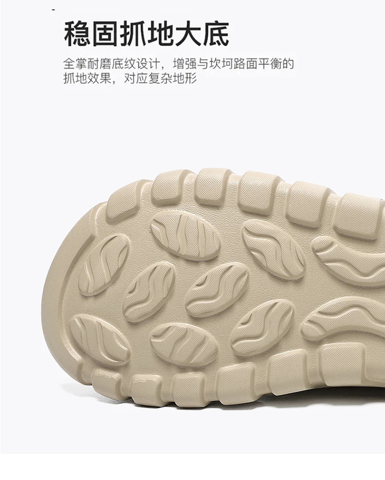 Summer Men Sandals Genuine Leather Mens Casual Shoes Outdoor Men Leather Sandals for Men Beach Shoes Roman mens Shoes