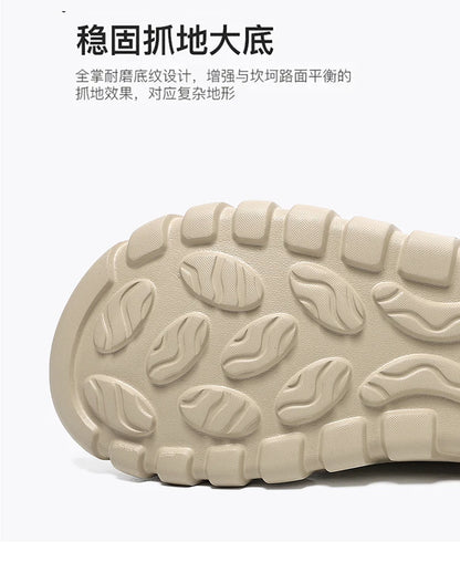 Summer Men Sandals Genuine Leather Mens Casual Shoes Outdoor Men Leather Sandals for Men Beach Shoes Roman mens Shoes