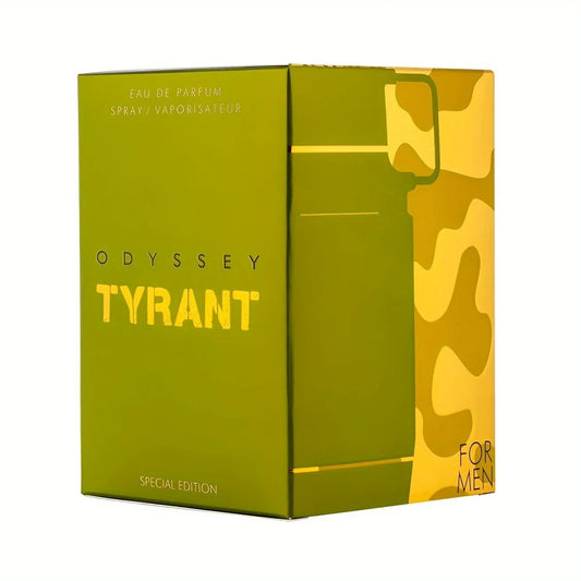 Armaf Odyssey Tyrant Special Edition Eau De Parfum 100ml 3.4fl.oz Long Lasting Men Perfume Woody Spicy Scent