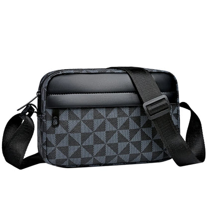Top-Quality Pu Leather Men Waist Packs Business Crossbody Bags for Male Fashion Travel Storage Phone Shoulder Bags Clutch Bag