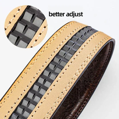 Genuine Leather Belts Without Buckle for Men Women High Quality Male Jeans Belt Large Size Belt No Buckle for Automatic Buckle