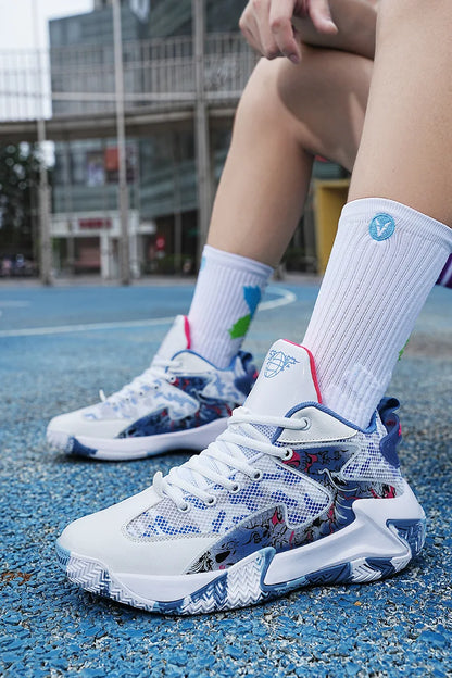 New Men Fashion Sports Shoes Basketball  Anti slip Breath Shoes Training comfort Athletic Sneakers Outdoor Walking Shoes Zapatos