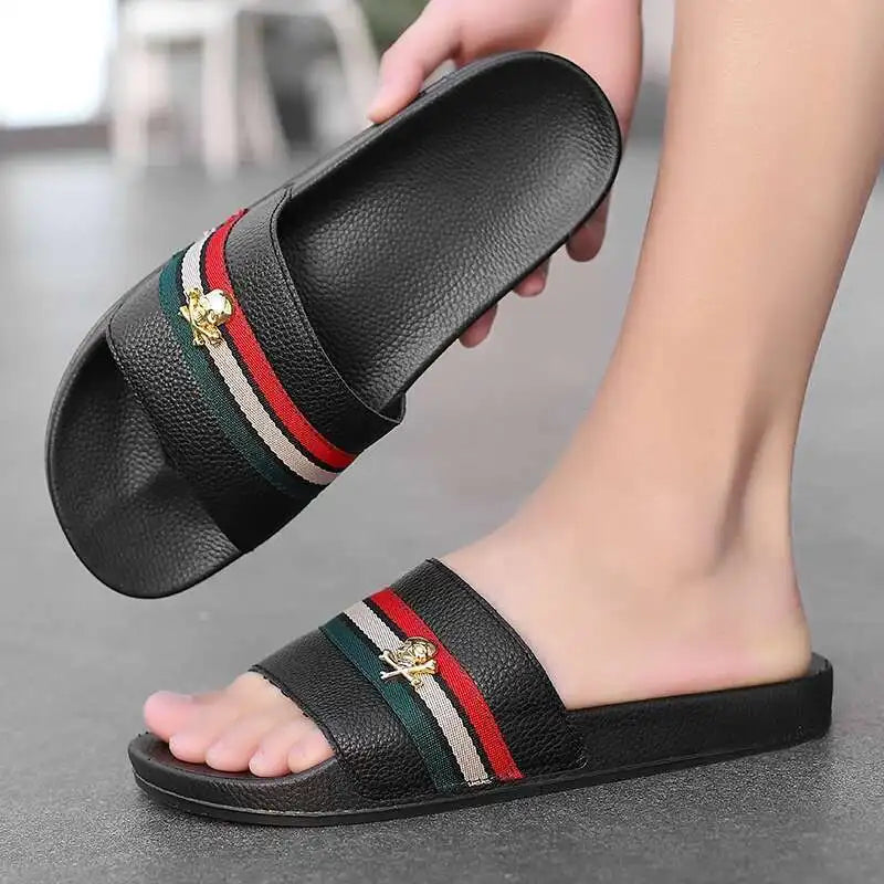 QZHSMY Shoes Men Summer New Men Casual Sports Slippers For Men Wear EVA Soft-Soled Indoor Sandals Male Flip-Flops Fast Shipping
