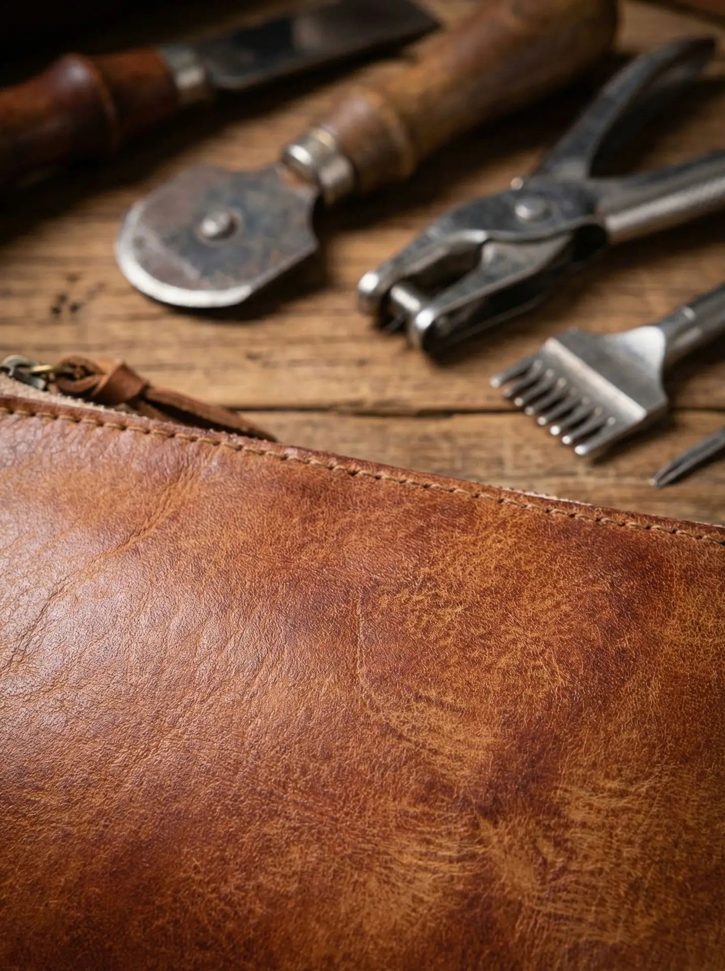 High Quality Genuine Leather Retro Men Wallet Handmade Handbag Phone Pocket Simple Card Bag Big Capacity Soft Male Purses