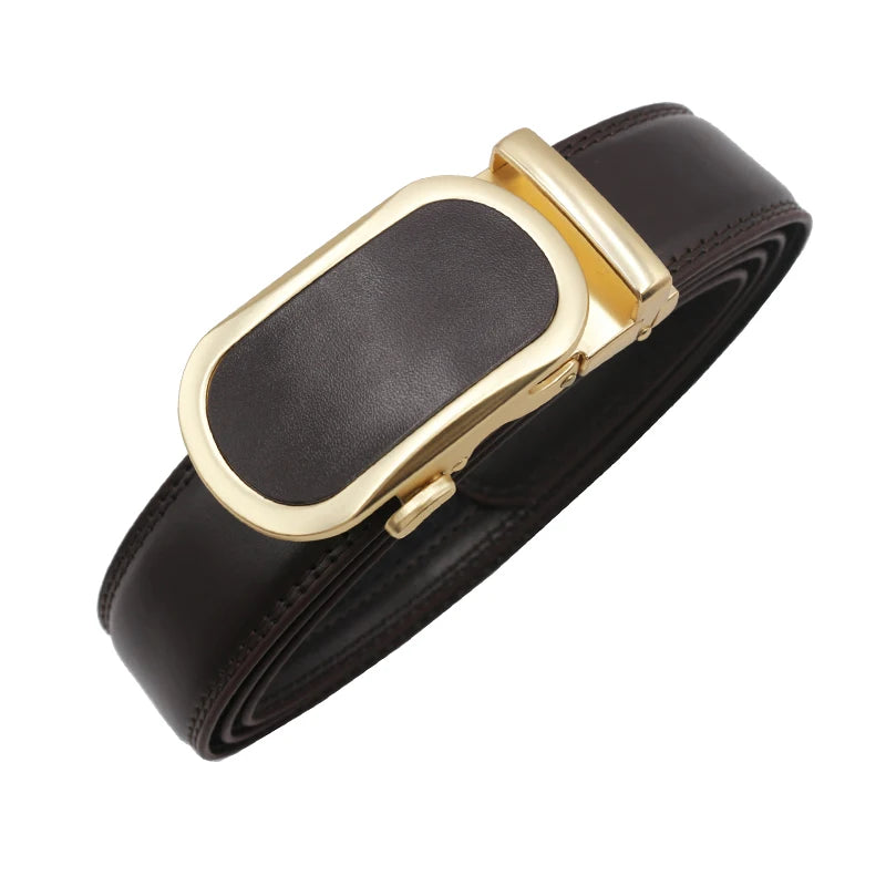 Women man Genuine Leather Belt For Female Strap Casual All-match Ladies Adjustable Belts Designer Automatic man belt buckle