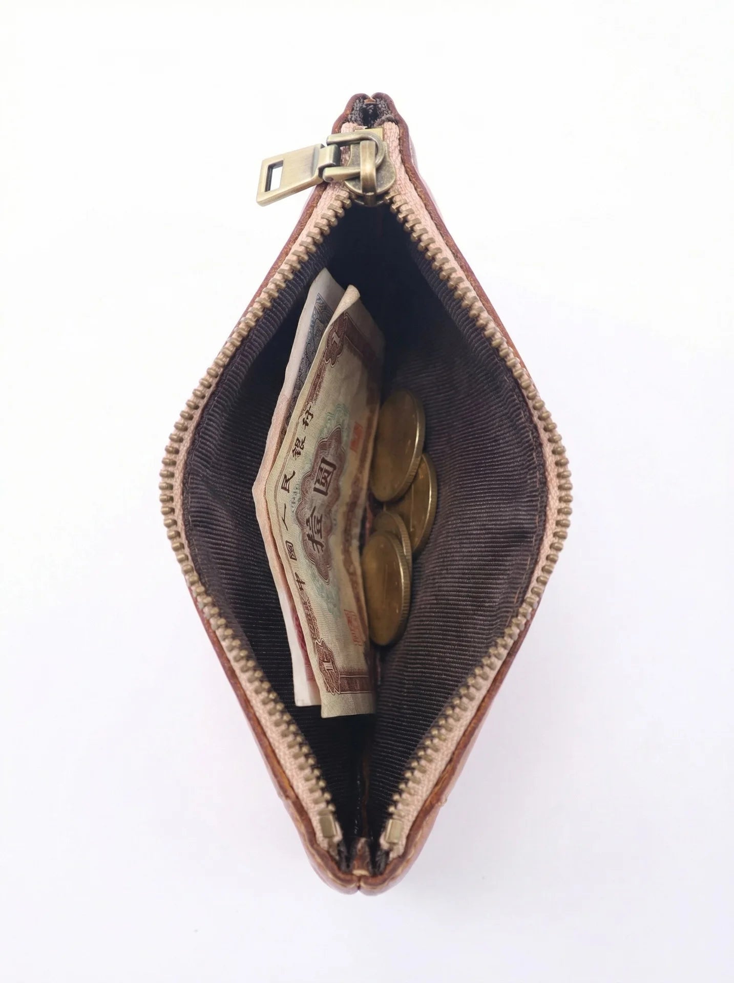 New Slim Short Men's Wallet Vintage Genuine Leather Card Holder Zipper Male Coin Purses High Quality Snap Men Money Clips
