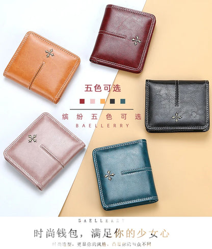 New Mini Women Wallets Slim Women Fashion Small Wallets Zipper PU Leather Quality Female Purse Card Holder Wallet