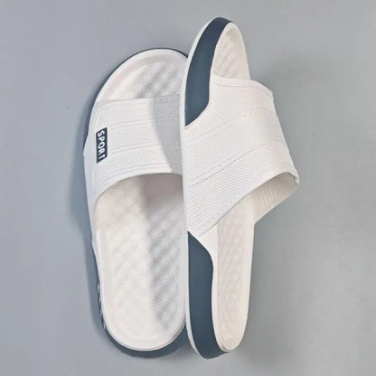 Plus Size 47 Non Slip Bedroom Slippers Men Summer 2026 Lightweight EVA Indoor Slippers Fashion Patchwork Man's Soft Home Slides