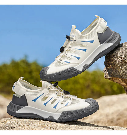 Tenis Masculino 2026 Hot Sale Summer Men Hollow Out Shoes Breathable Beach Shoes Non Slip Wear-resistant Sports Casual Sandals