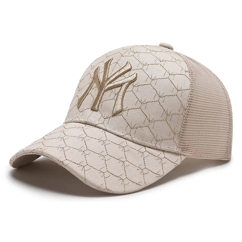 Fashion New MY Embroidered Baseball Cap Men Women Outdoor Sport Visor Sun Hat Adjustable Breathable Snapback Hip Hop Hats Gorras
