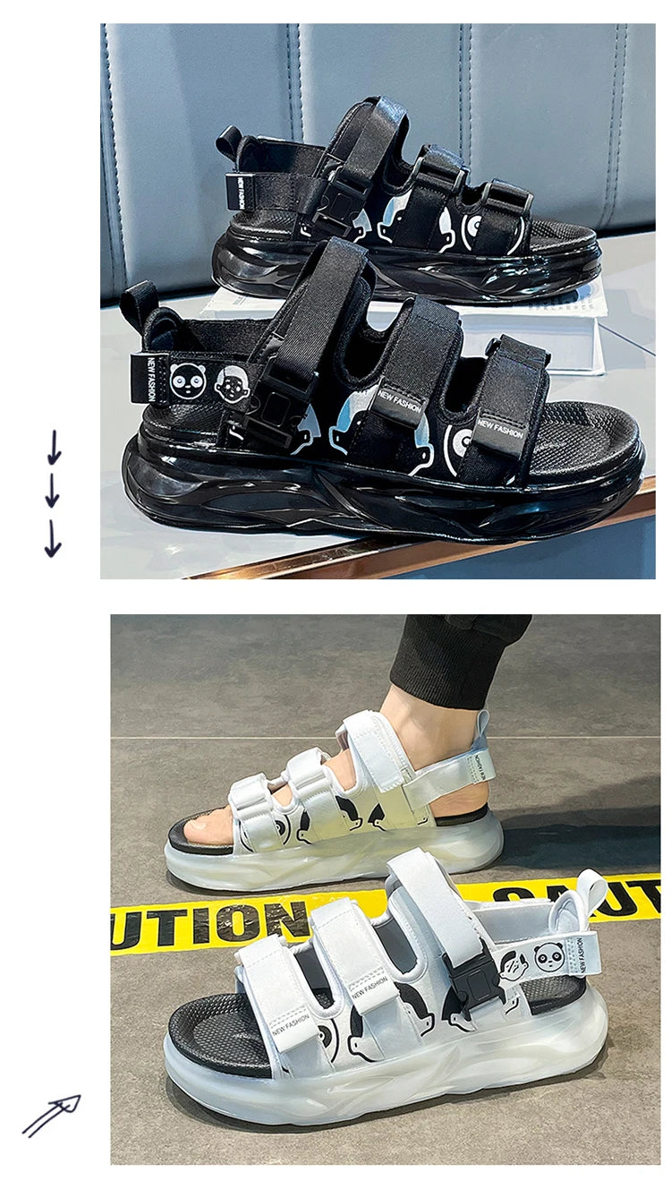 High Quality Men's Sandals Designer Platform Sandals for Men Fashion Outdoor Casual Sports Sandals 2026 Summer Beach Sandalias