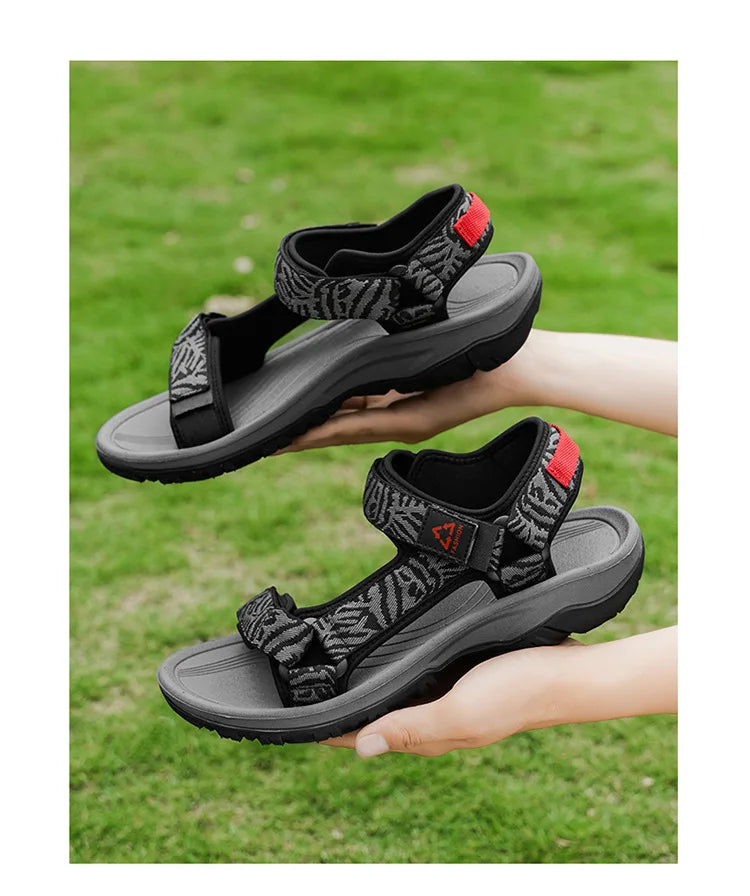 2026 New  Men's Hiking Sport Sandals Lightweight Leisure Beach Shoes Summer Open-Toe Breathable Travel Walking Sandials