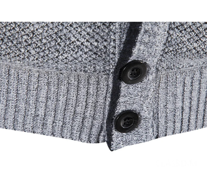 New Autumn Men V-neck Business Cardigans Sweatercoats Winter Warm Cardigan Sweaters Male Casual Cardigans Slim Fit Sweaters 4XL