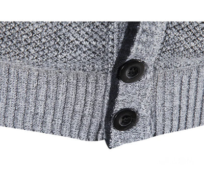 New Autumn Men V-neck Business Cardigans Sweatercoats Winter Warm Cardigan Sweaters Male Casual Cardigans Slim Fit Sweaters 4XL