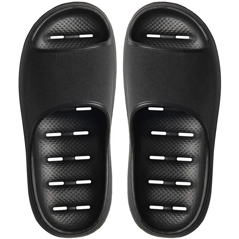Men's Quick-Drying Anti-Slip Bath Slippers Summer Indoor Home Eva Couple Shower Slippers Anti-Odor Bathroom Sandals