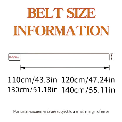 Men's Genuine Leather Belt - Adjustable Automatic Ratchet Buckle for Business Suits, Casual Wear & Everyday Office Style