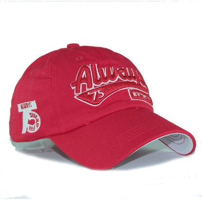 Men Women Baseball Cap Fashion Embroidered Bone Dad Hats Outdoor Sports Sunshade Hip Hop Cotton Sun Visor Snapback Gorras H035
