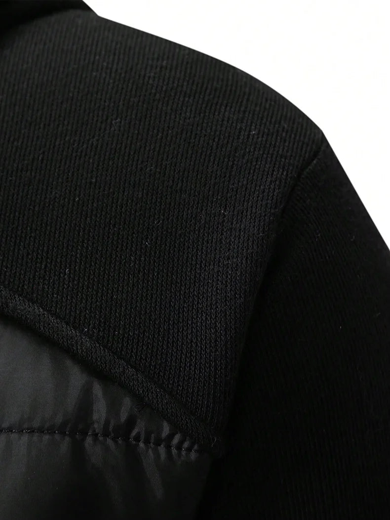 Big Size Men's Casual Full Zip Sweaters Knitted Cardigan with Hood Autumn Winter Male Clothing