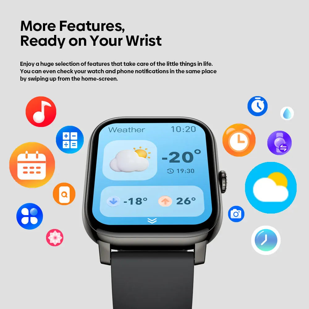 New Zeblaze Btalk PRO 1.91'' HD Display Voice Calling Smart Watch Multiple Sports Modes Health Tracking Smartwatch