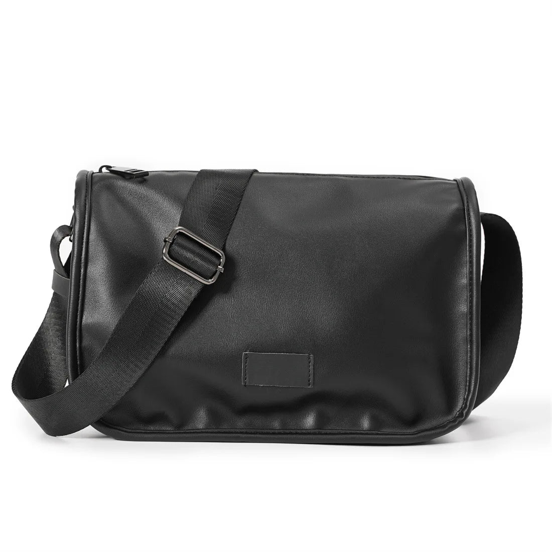 Vintage Fashion Crossbody Bags Men Large Capacity Men Crossbody Shoulder Bag PU Leather Messenger Bag Casual Outdoor Satchels