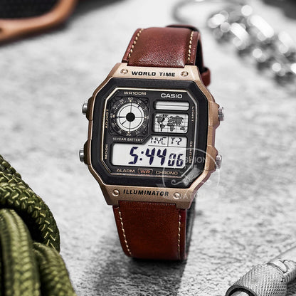 Casio watch Explosion watch men set luxury LED military digital watch sport relogio masculino AE-1200WHL-5A