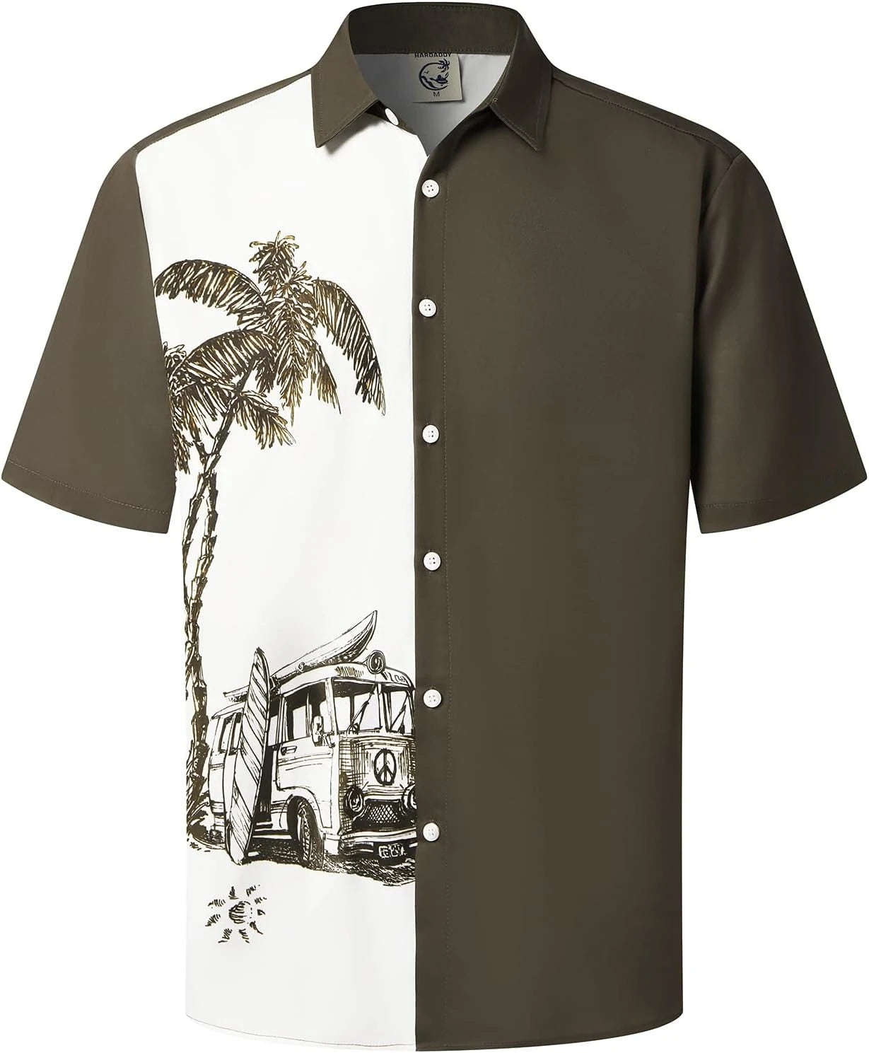 Men's Coconut Tree 3D Print Shirt for Summer - Quick-Drying, Loose Fit, Suitable for Everyday Wear, Perfect for Beach Vacations