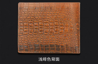 Men's Wallets Luxury Alligator Pattern Men Money Bag Safe Clutch Bag Business Style Male Money Purse Card Fashion Casual Holder
