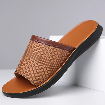 Men's Summer Fashion Comfortable Beach Shoes Outdoor Wear-Resistant Anti-Slip Sandals for Casual Beach Life-1105