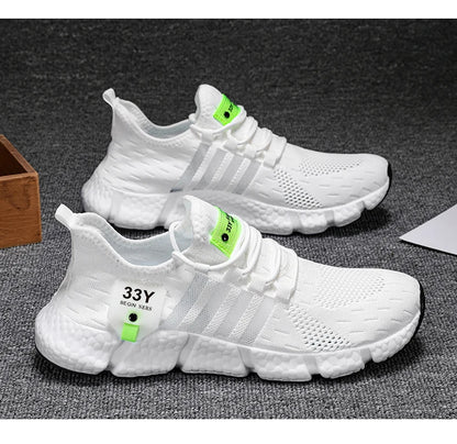 Men Shoes Breathable Classic Running Shoes For Women Outdoor Light Comfortable Mesh Shoes Slip On Walking Sneakers Unisex Tennis