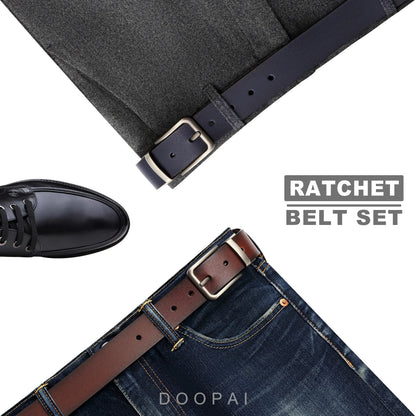 Men Leather Belt Automatic Buckle Pin Buckle High Quality Male Genuine Leather Strap Luxury Jeans for Men Men Accessori