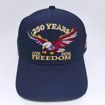 One USA 250th Anniversary Embroidered Baseball Cap Suitable for both men and women An ideal choice for personal use or as a gift