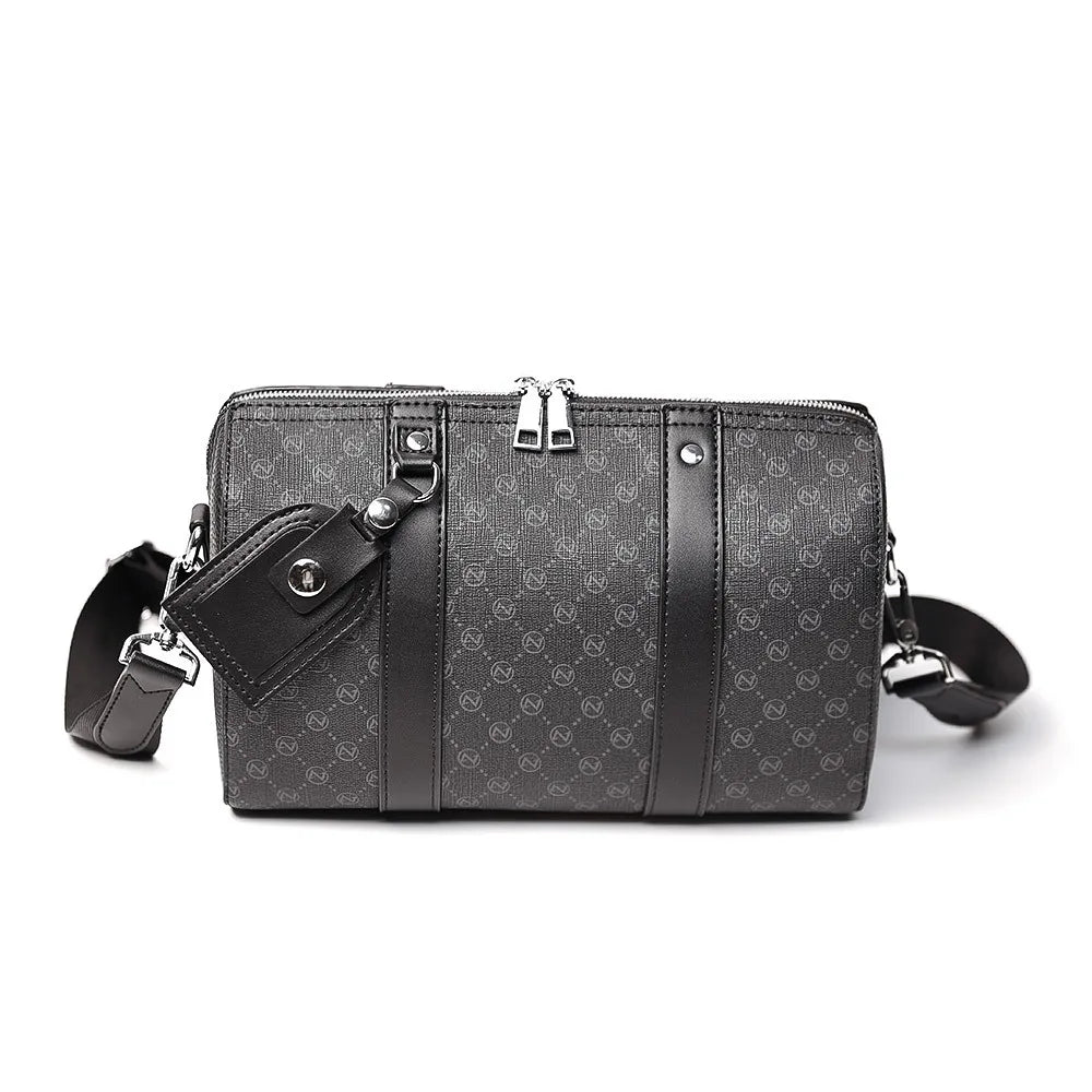 2026 Fashion Pillow Crossbody Bag Men Luxury Brand Men's Crossbody Bags Large Capacity Handbag Plaid Sling Shoulder Bag Male