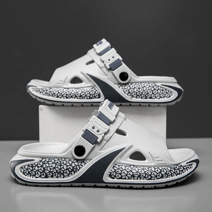 Summer Men's Slippers Beach Clogs Outdoor Sandals Soft EVA Slides New Design Men Casual Garden Shoes Male Street Slippers